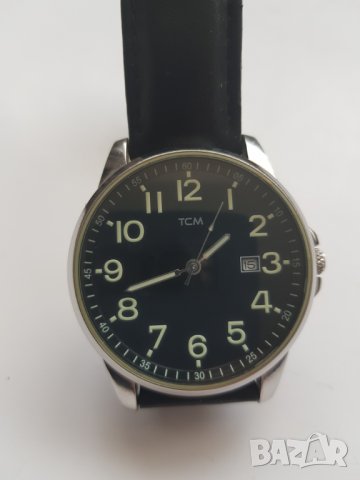 Мъжки кварцов часовник T C M, снимка 5 - Антикварни и старинни предмети - 34785643