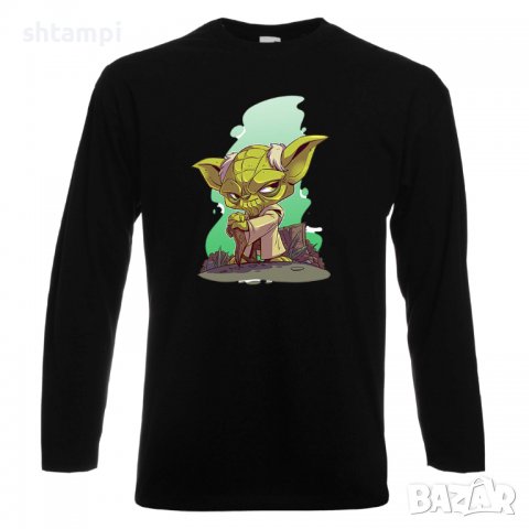Мъжка тениска Star Wars Yoda Star Wars Игра,Изненада,Подарък,Геймър, , снимка 2 - Тениски - 36809948