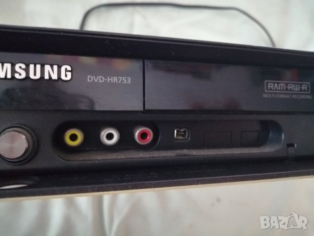 HDD-DVD Recorder HR753-Samsung (неработещ,за части), снимка 4 - Плейъри, домашно кино, прожектори - 43851285