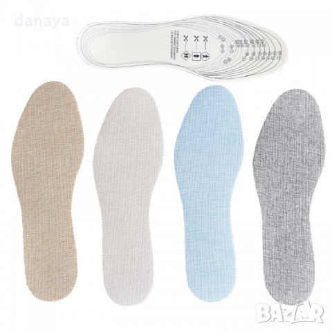 1514 Антибактериалнаи стелки за обувки унисекс синтетичен лен 36-46 номер, снимка 7 - Други - 29017218