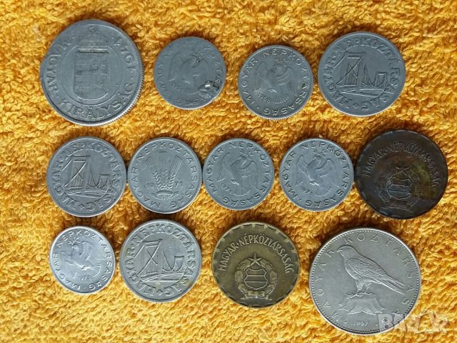 Монети Унгария 1941-1997г., снимка 2 - Нумизматика и бонистика - 28500016