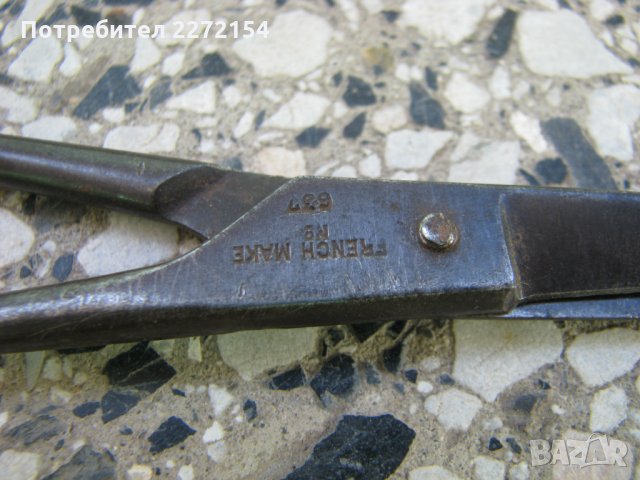 Френска ножица, снимка 4 - Антикварни и старинни предмети - 28486396