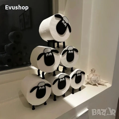 3D Държач за Тоалетна Хартия – Черна Овца (1 бр)