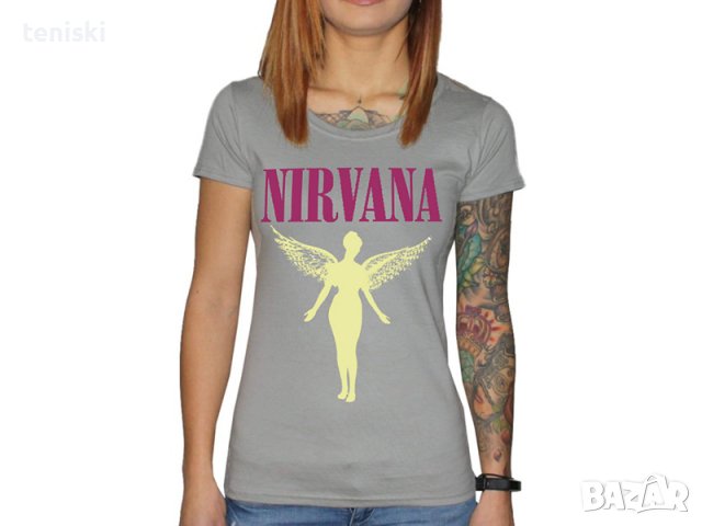  Рок тениска Nirvana Дамски и Мъжки 7 модела, снимка 9 - Тениски - 28247290