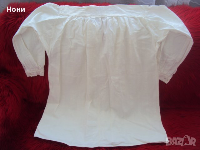 Автентична риза от кенар ръчно шита за народна носия. Унисекс., снимка 3 - Ризи - 37409162