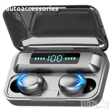Безжични bluetooth 5.0 слушалки F9-5С , черни, снимка 1 - Безжични слушалки - 33367859
