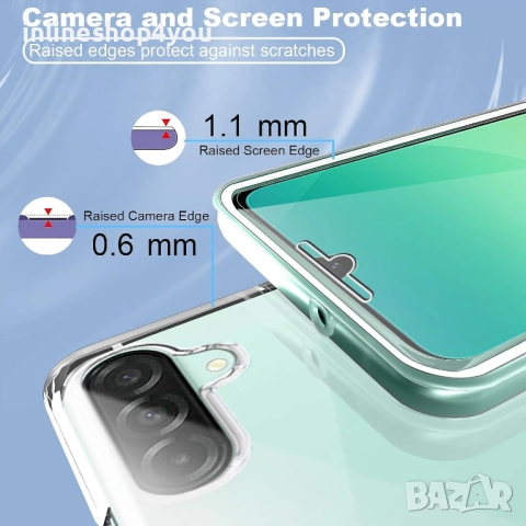 Прозрачен 360° Градуса Кейс Samsung Galaxy A26, снимка 6 - Калъфи, кейсове - 52647427