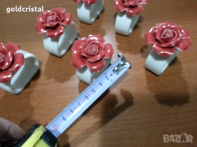 Порцеланови пръстени за салфетки , снимка 3 - Антикварни и старинни предмети - 43147019