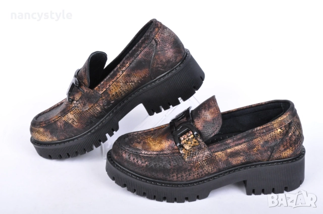 NEW! Дамски лоуфъри естествена кожа