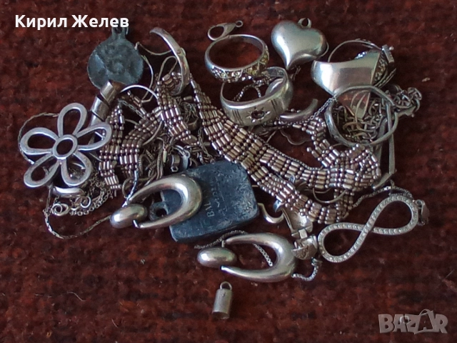 100 грама сребърни накити за поправка за реставрация за части или материал 50655, снимка 8 - Бижутерийни комплекти - 51952080