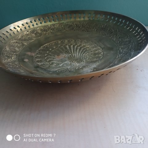 месингова купа,фруктиера, снимка 4 - Други ценни предмети - 38192744