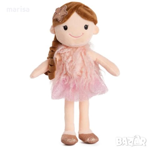 Плюшена мека кукла с рокля, 32 см, микс Код: 011248, снимка 2 - Кукли - 43118532