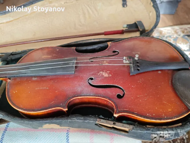 Цигулка закупена от Китай, вероятно преди 100 години, снимка 13 - Антикварни и старинни предмети - 48741403