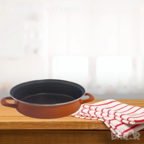 Тава Rosberg, различни размери, оранжева/въгл.стомана с незалеп.покр., снимка 3 - Съдове за готвене - 53074861
