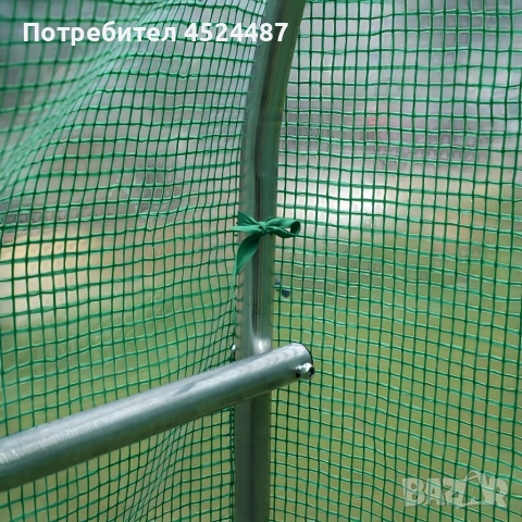 Резервно покривало за оранжерия 3x2x2м – Армирано UV , с цип и прозорци (без рамка), снимка 7 - Оранжерии - 53371087