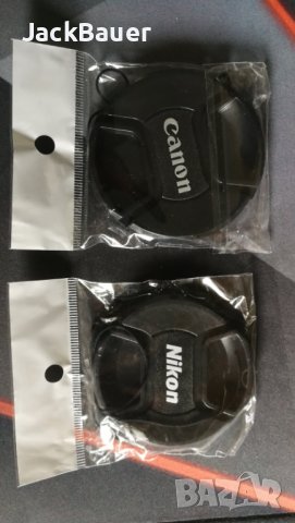 Капачки за Canon/Nikon - 52,55,58,62,67,72,77,82mm, снимка 2 - Чанти, стативи, аксесоари - 40478393