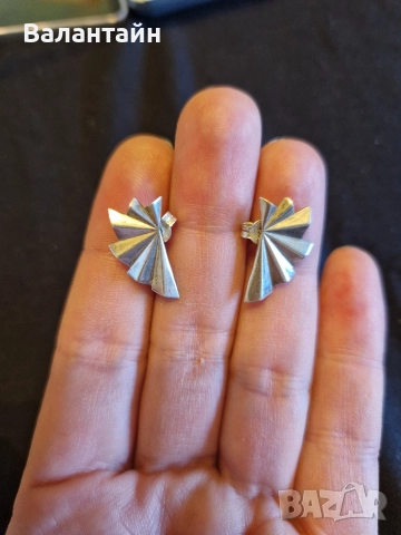 Сребърни Обеци- различни видове, снимка 5 - Обеци - 12269342