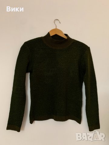 Зелена блуза xs/s, снимка 4 - Блузи с дълъг ръкав и пуловери - 39094918