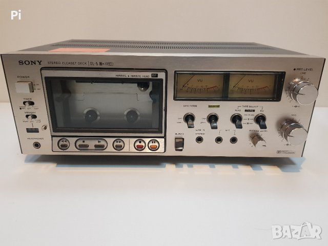 Елкасетъчен дек Сони ЕЛ - 5, Elcaset Sony EL - 5 + Елкасета, снимка 3 - Декове - 37093488