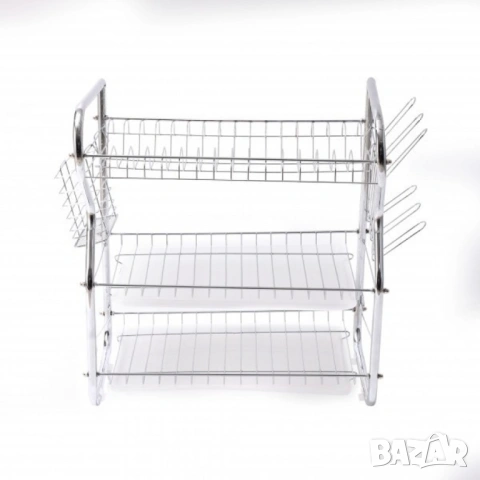 Сушилник за съдове Rosberg  3 нива, , снимка 2 - Други стоки за дома - 53422641