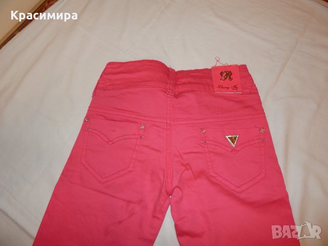 Розови дънки 9-10 години, снимка 7 - Детски панталони и дънки - 27042910