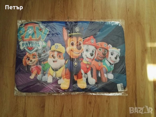 Пес Патрул килимче, 40/60см, Чейс, Скай, Paw Patrol Carpet, килим, стелки, постелка, снимка 3 - Други - 35130501