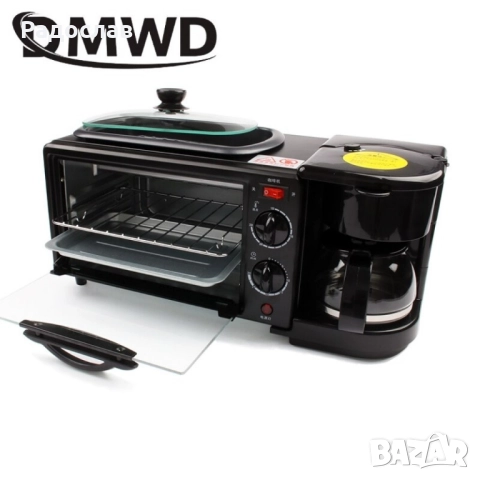 Многофункционална Печка, тостер фурна и кафемашина, снимка 4 - Печки, фурни - 51452365