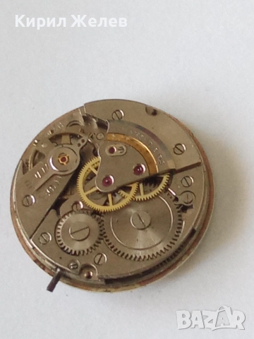 Механизъм с циферблат от стар ръчен часовник 52064, снимка 4 - Мъжки - 52262326