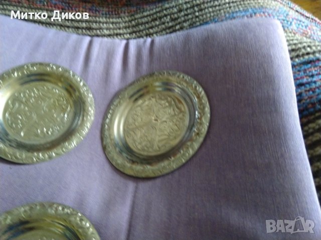 Метални чинийки Фи 115мм-3броя, снимка 5 - Чинии - 40581394