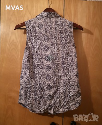 Нова риза/блуза LC Waikiki 36 номер Тъмно синьо и бяло, снимка 2 - Ризи - 28667148