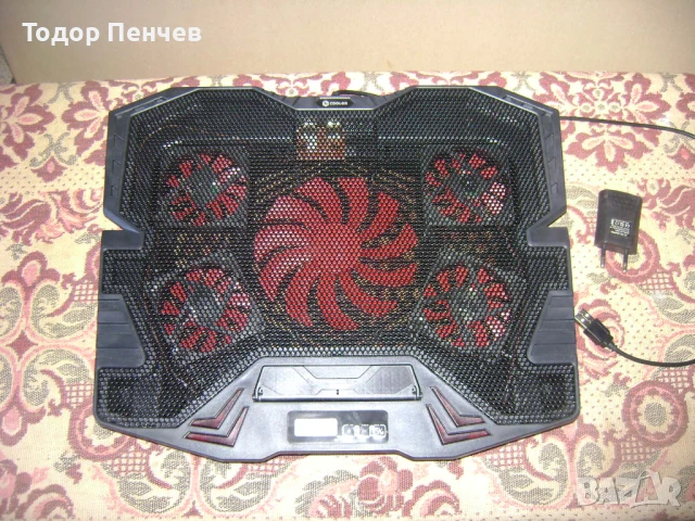 Охлаждаща подложка за лаптоп с 5 вентилатора, снимка 1