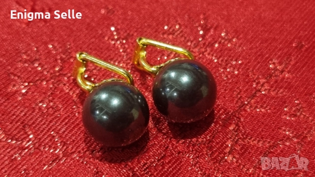 Винтидж обеци с перли