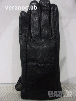 Мъжки черни ръкавици Естествена кожа размери 10,5 и 11, снимка 2 - Ръкавици - 35345043