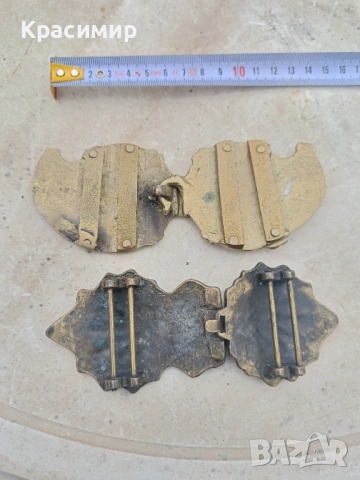  Бронзови пафти - 60€/177,35 лв. за бр. Доставка с еконт, снимка 3 - Антикварни и старинни предмети - 53393750