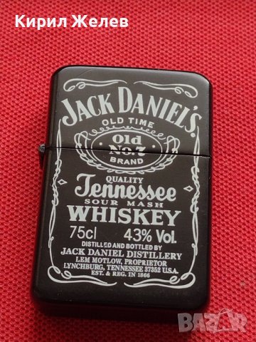 МЕТАЛНА ЗАПАЛКА БЕНЗИНОВА JACK DANIELS МНОГО КРАСИВА СТИЛЕН ДИЗАЙН 55651, снимка 2 - Запалки - 39085010