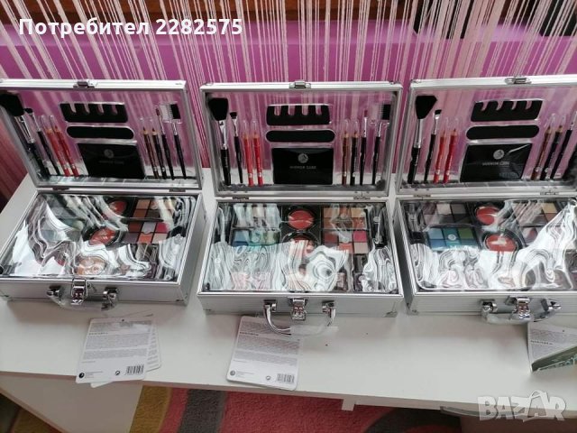 Прозрачни куфарчета с гримове с немско качество , снимка 2 - Коледни подаръци - 33150830