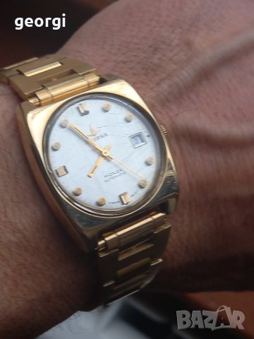 позлатен швейцарски часовник Dugena monza automatic 25 jewels, снимка 6 - Мъжки - 44094434