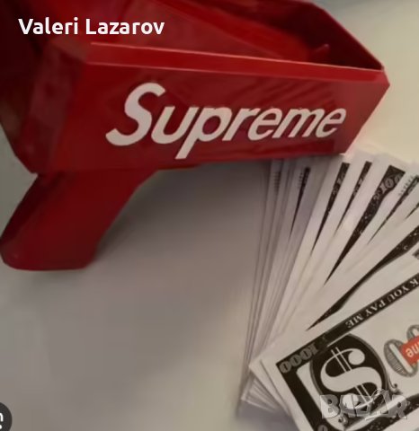 Парти пистолет Supreme , снимка 1 - Други - 43343319