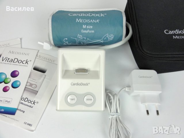 Апарат за измерване на кръвно налягане, за iPhone и iPod - Medisana CardioDock BPM1