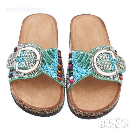Дамски летни чехли, 4цвята , снимка 9 - Сандали - 50490284