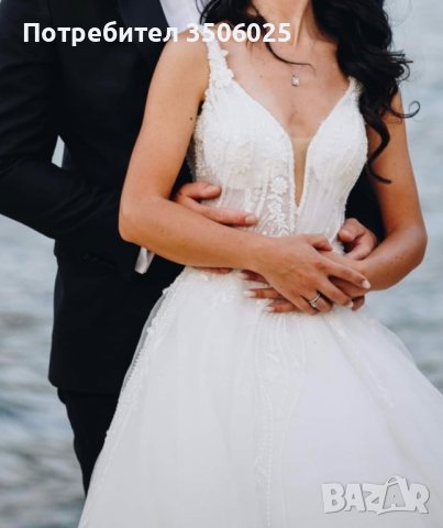 Продавам булченска рокля, снимка 2 - Сватбени рокли - 43311152