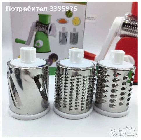 Ръчна мултифункционална търка с въртящ се механизъм, снимка 4 - Аксесоари за кухня - 53406154