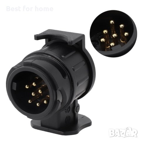 Конвертор на конектор за каравана RV камион, 13-пинов към 7-пинов преобразувател , , снимка 3 - Аксесоари и консумативи - 42976083