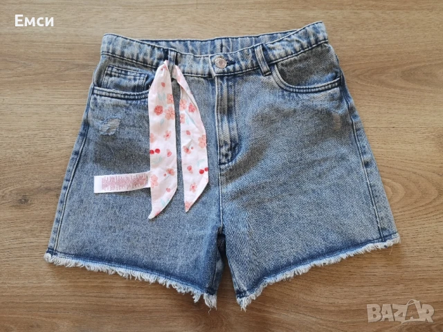 къси дънки-11-12 г, снимка 2 - Детски къси панталони - 50612482