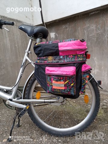 като НОВИ водоустойчиви вело дисаги ,вело раница, велосипедни дисаги, водоотблъскващи чанти колело, снимка 14 - Аксесоари за велосипеди - 37380400