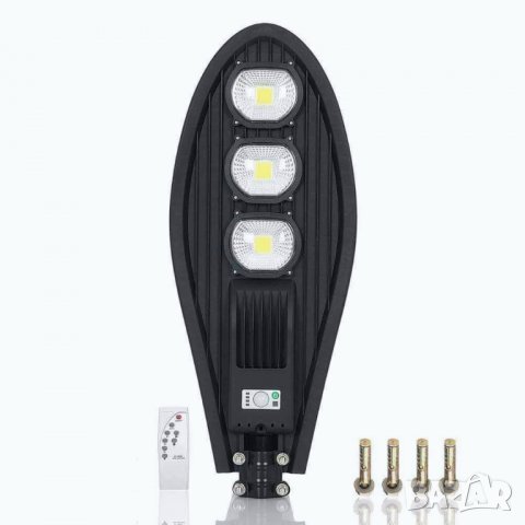 Топ цена! LED Соларна лампа 270W с дистанционно и сензор за движение, снимка 3 - Соларни лампи - 38088029