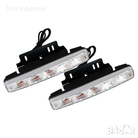 Дневни светлини 001-2 6000К. Дължина: 190мм 2броя, снимка 2 - Аксесоари и консумативи - 49358296