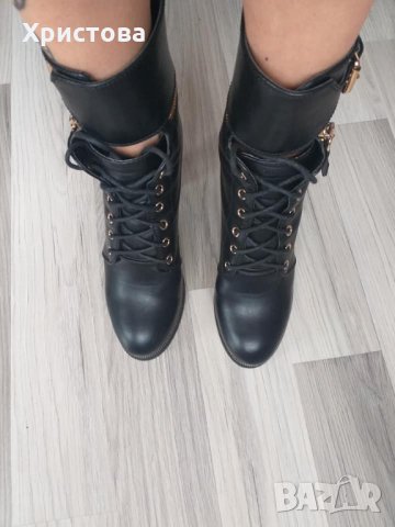 Боти с кабзи ХИТ МОДЕЛ- 27,00лв., снимка 16 - Дамски боти - 23459998