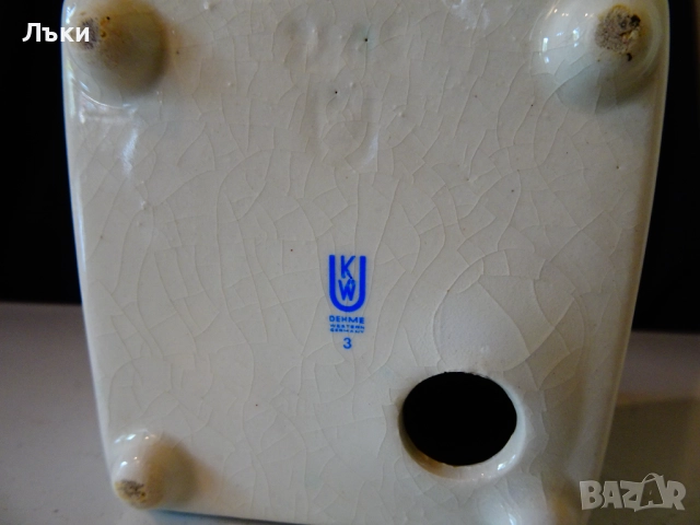 Порцеланов пепелник Кресло,KWU Dehme,W.Germany. , снимка 5 - Антикварни и старинни предмети - 52147332