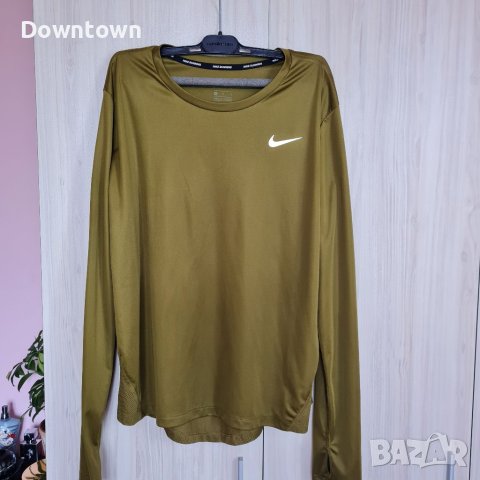NIKE running, dri-fit блуза с дълъг ръкав 